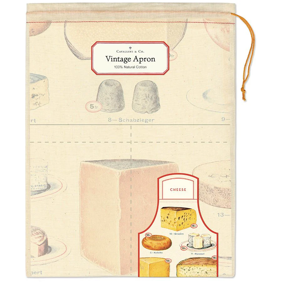 Cavallini & Co. Vintage Inspired Cheese Apron - Image 2