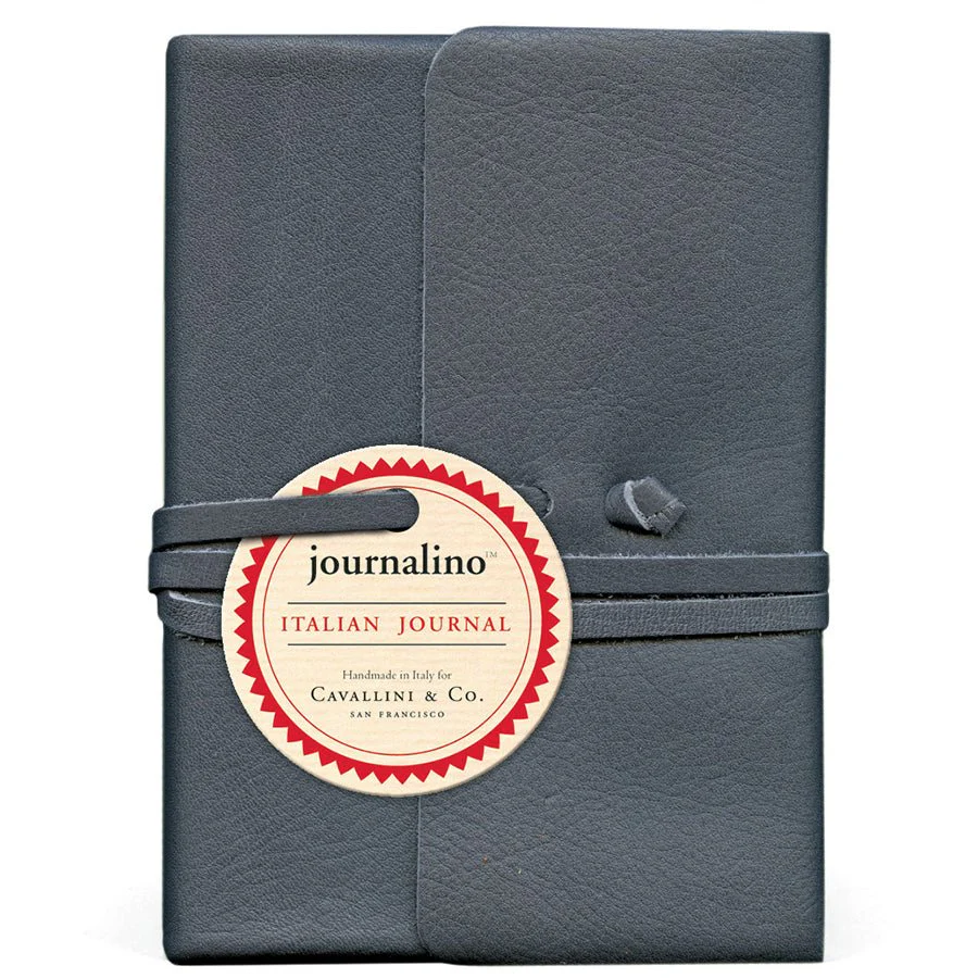 Cavallini Journalino Medium 3.75" X 4.50" Unlined - Indigo
