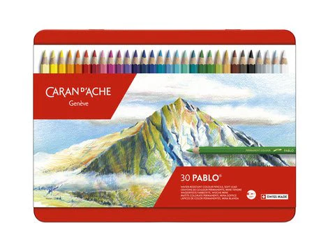 Caran d'Ache Pablo Colored Pencils - set of 30