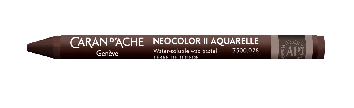 Neocolor II Water-Soluble Wax Pastel - 028 Toledo Brown