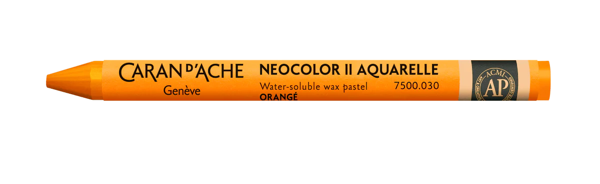 Neocolor II Water-Soluble Wax Pastel - 030 Orange