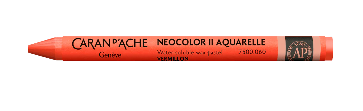 Neocolor II Water-Soluble Wax Pastel - 060 Vermilion