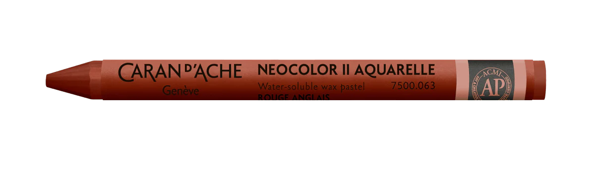 Neocolor II Water-Soluble Wax Pastel - 063 English Red