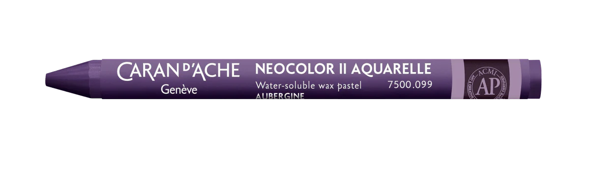 Neocolor II Water-Soluble Wax Pastel - 099 Aubergine