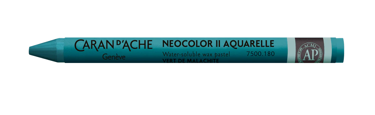 Neocolor II Water-Soluble Wax Pastel - 180 Malachite Green