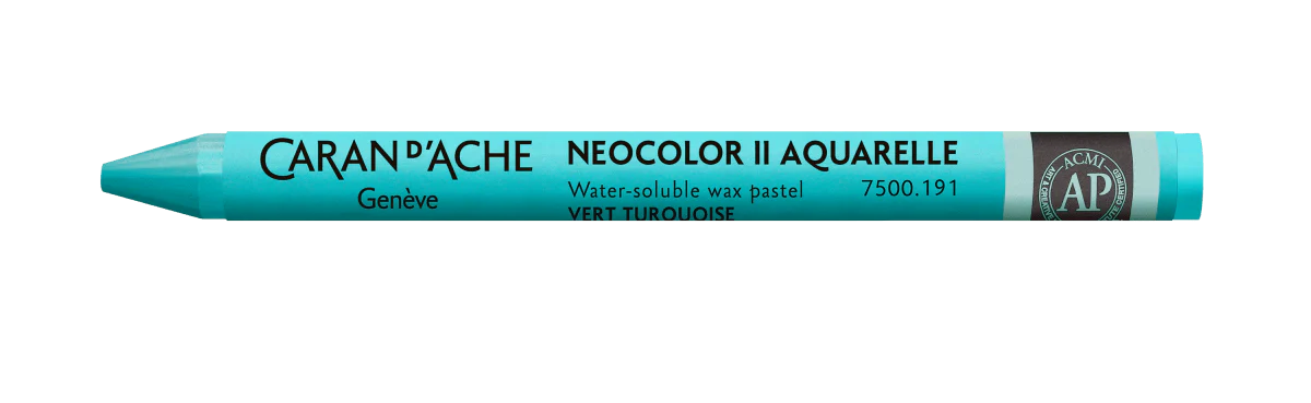 Neocolor II Water-Soluble Wax Pastel - 191 Turquoise Green