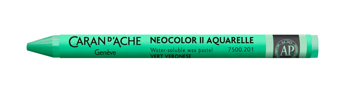 Neocolor II Water-Soluble Wax Pastel - 201 Veronese Green