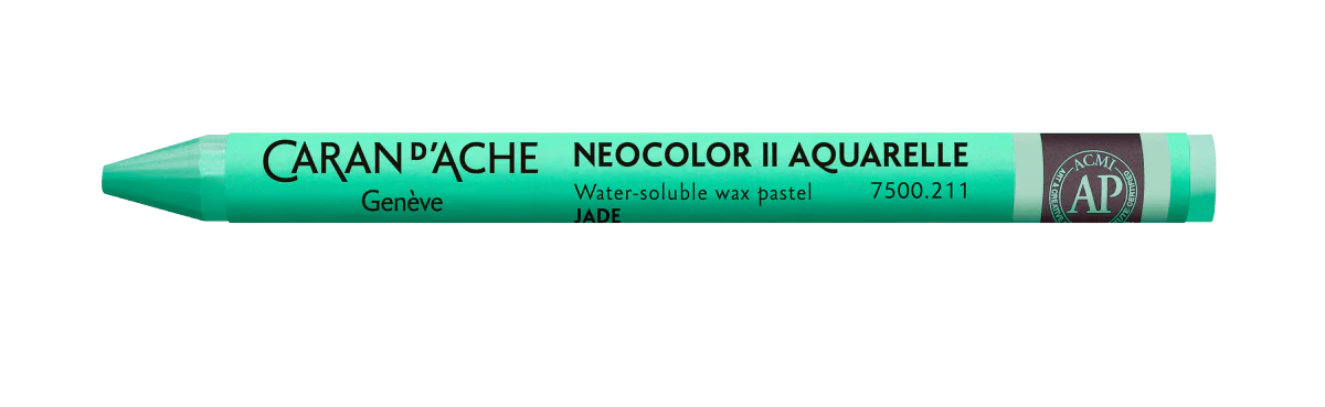 Neocolor II Water-Soluble Wax Pastel - 211 Jade Green