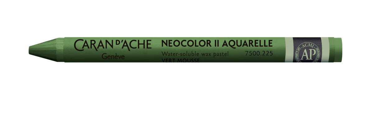 Neocolor II Water-Soluble Wax Pastel - 225 Moss Green