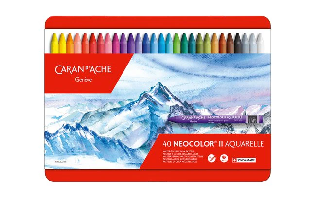 Caran d'Ache Neocolor II Artists' Crayons - set of 40