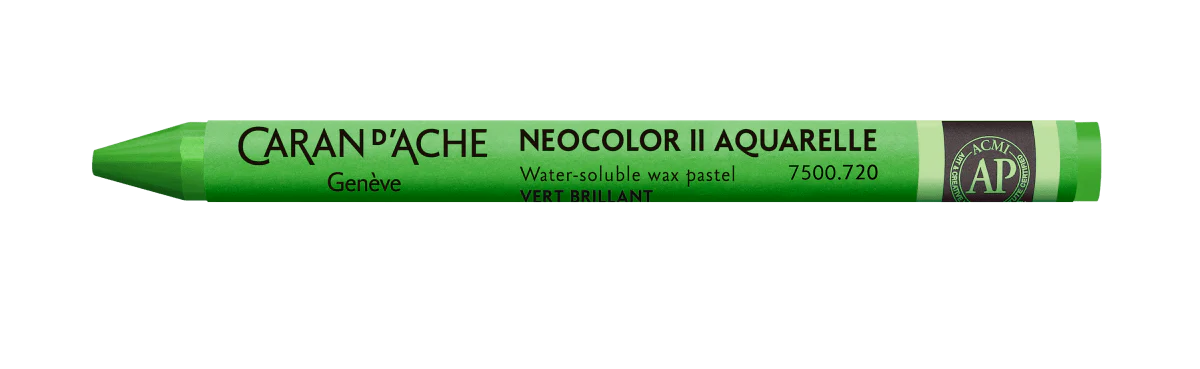 Neocolor II Water-Soluble Wax Pastel - 720 Bright Green