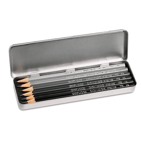 Caran d'Ache Grafwood 6 Pencil Set - Image 2