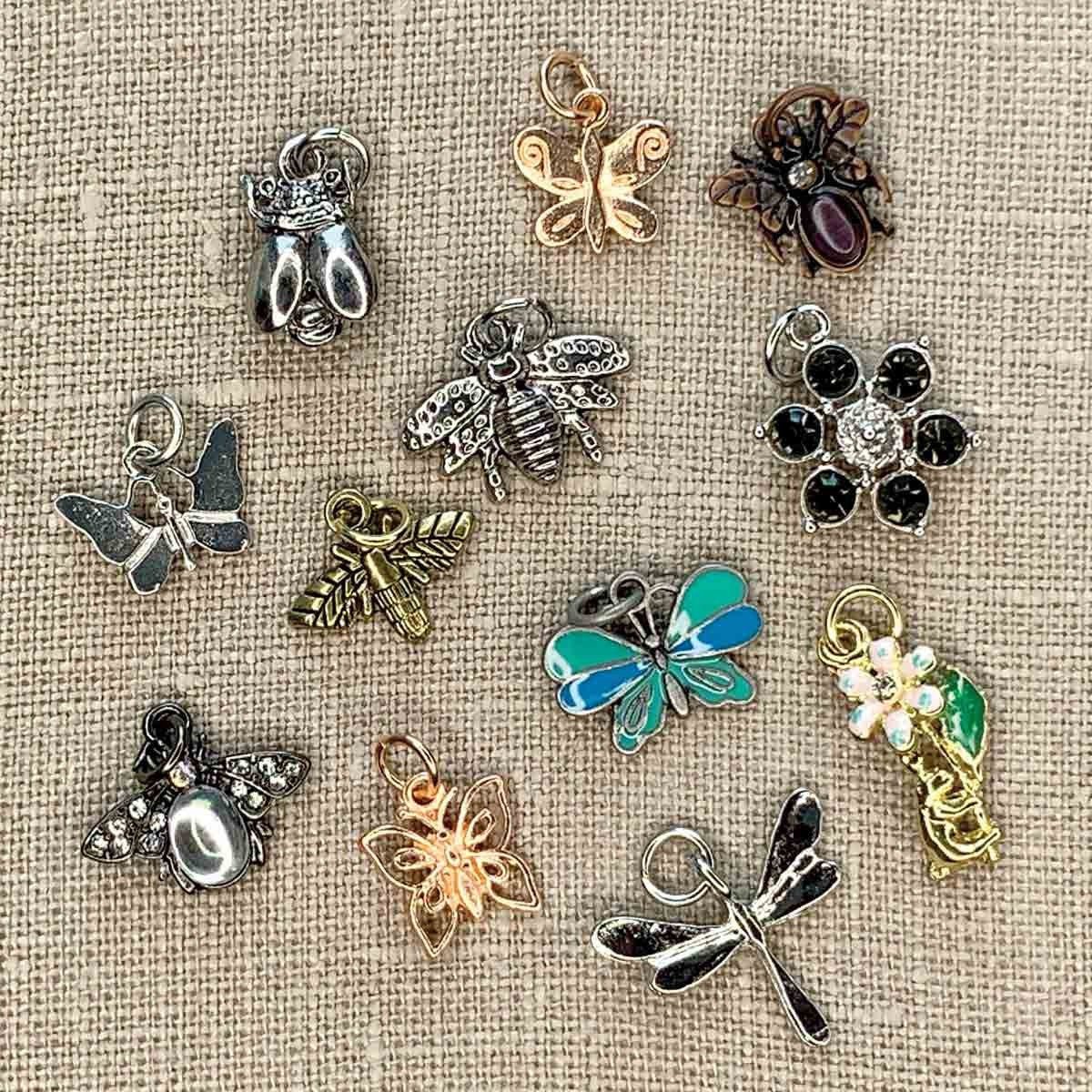 Jewelry Made By Me - 12 Piece Charm Collection - Bugs - Image 2