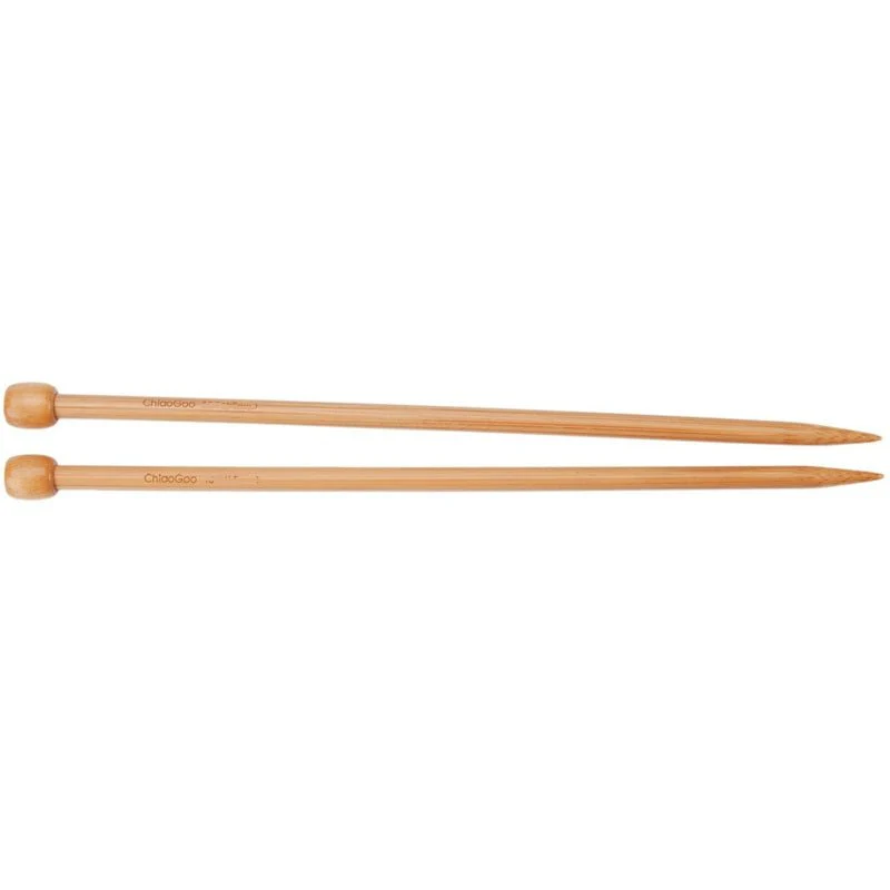 ChiaoGoo Single Point Dark Patina Knitting Needles 13" - 8mm - Size 11