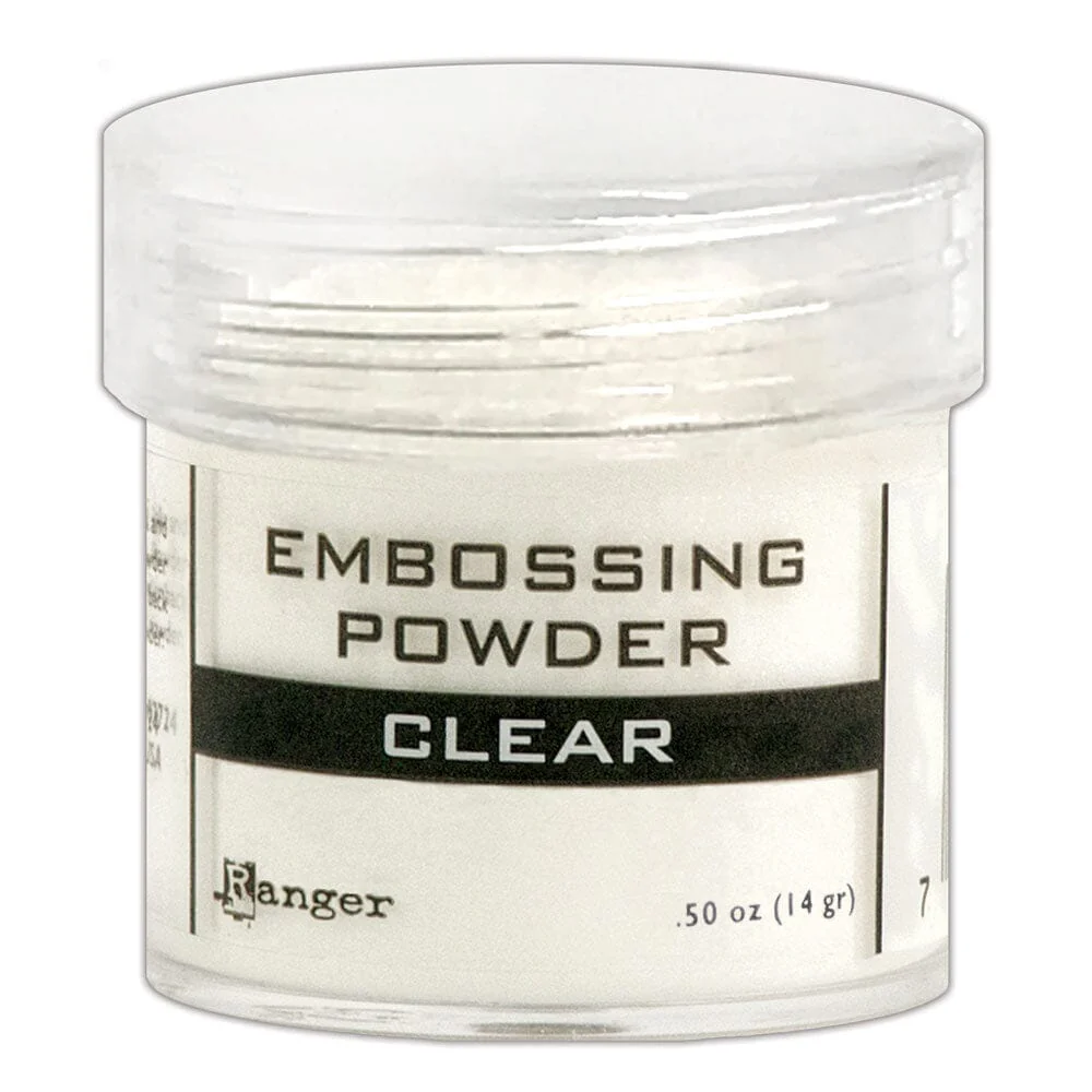 Ranger Embossing Powder 0.5 oz (14 gram) Clear