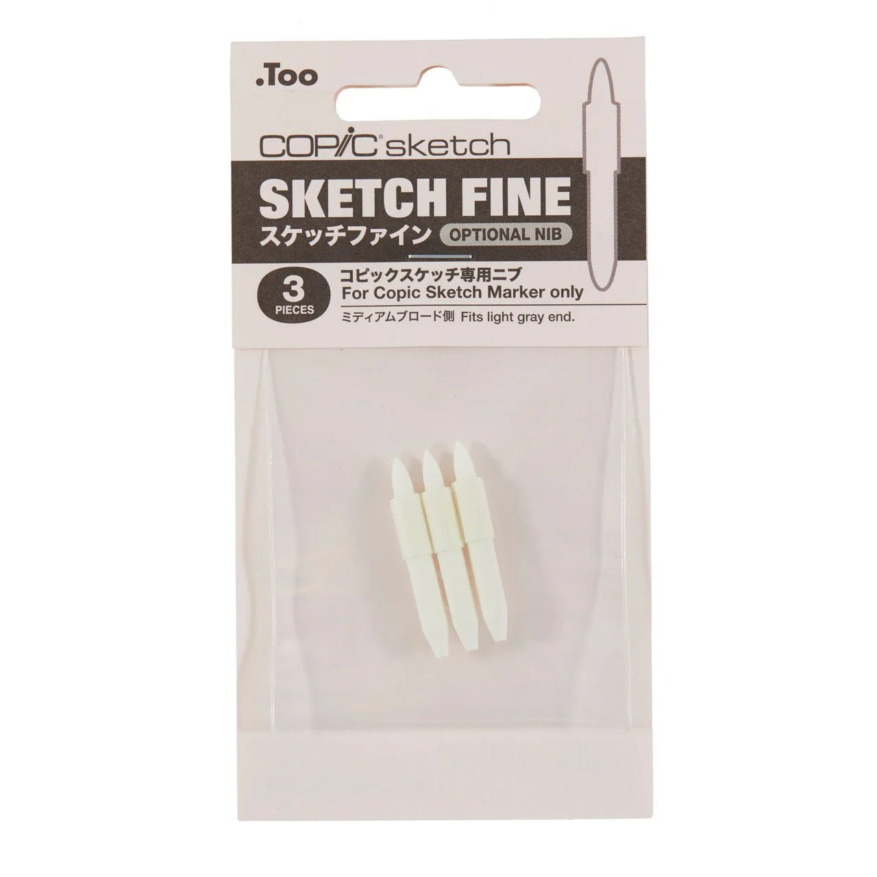 Copic Fine Nib (for Sketch Marker) Pack of 3