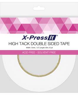 X-Press It High Tack Double Sided Tape 1/2 inch x 55 yards