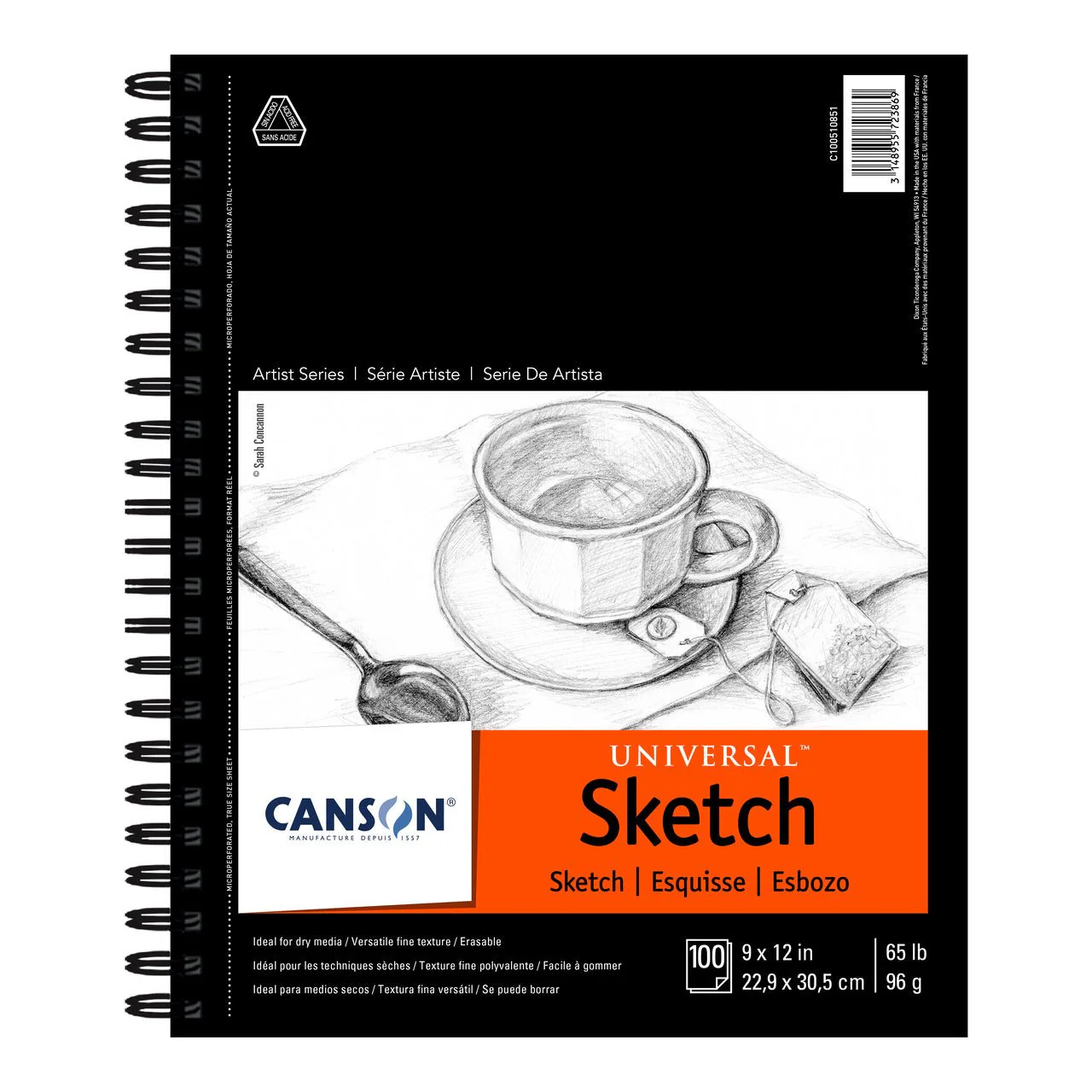 Universal Recycled Sketch 9x12 - 100 sheets