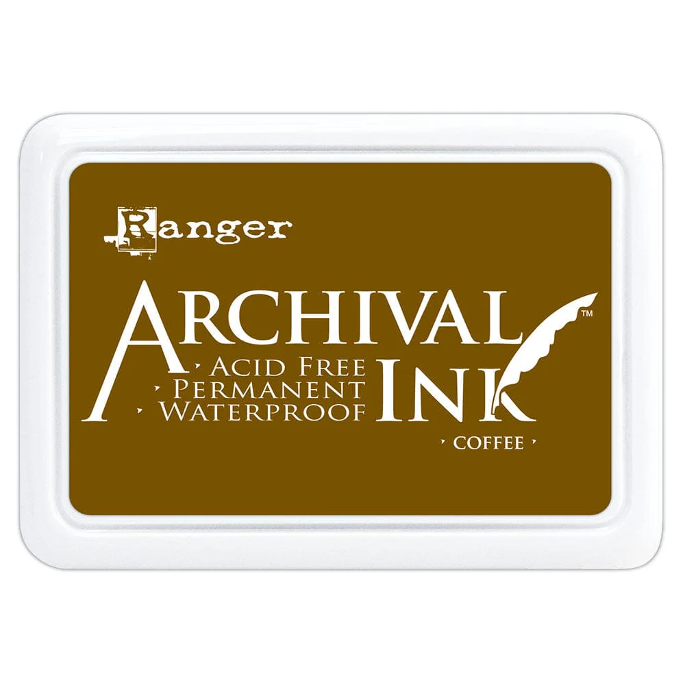 Ranger Archival 2.75"x4" Ink Pad - Coffee