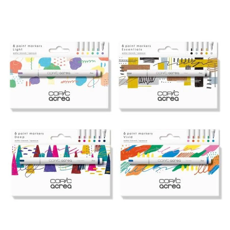 Copic Acrea Complete Set of 24 Colors