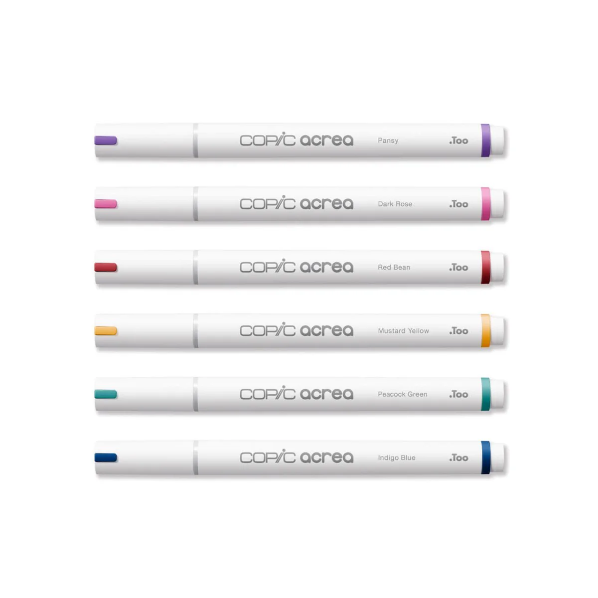 Copic Acrea Paint Marker 6 Marker Set - Deep Colors - Image 2