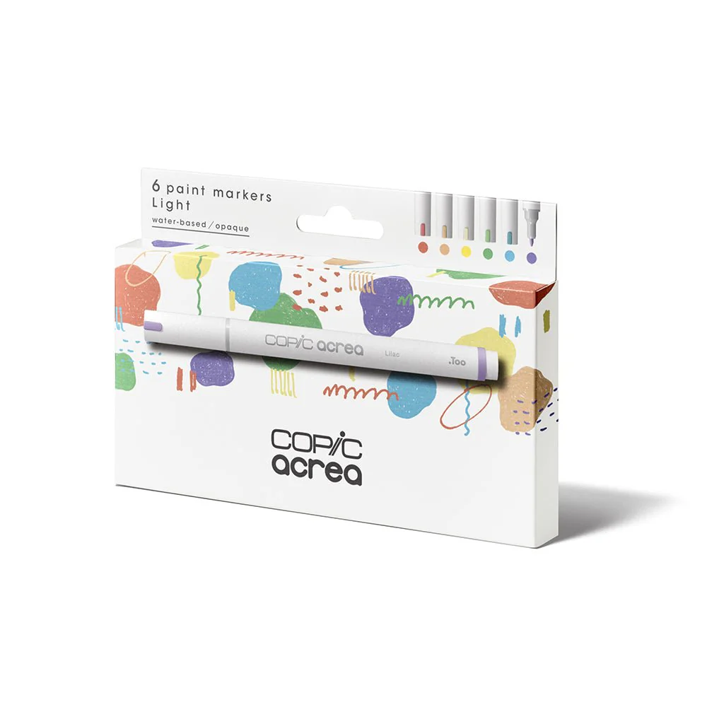 Copic Acrea Paint Marker 6 Marker Set - Light Colors