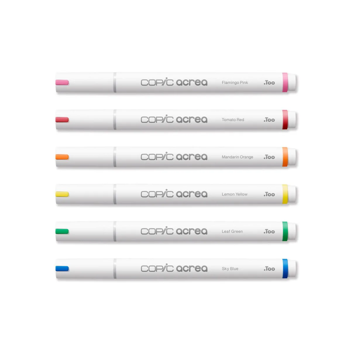 Copic Acrea  Paint Marker 6 Marker Set - Vivid Colors - Image 2