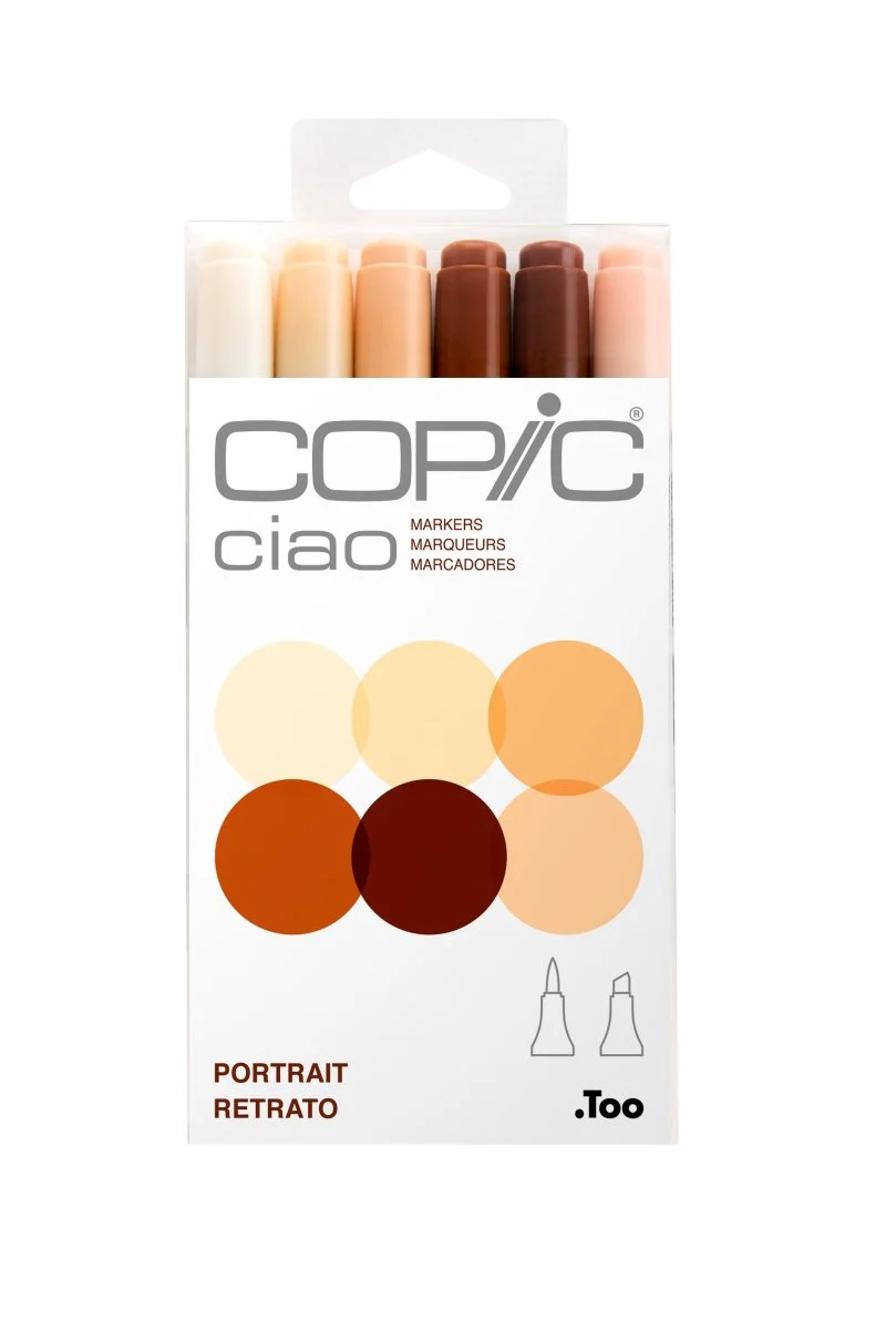 Copic Ciao Marker Set 6-Colors Portrait