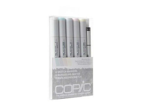 Copic Sketch Marker 6 Blending Basics Set
