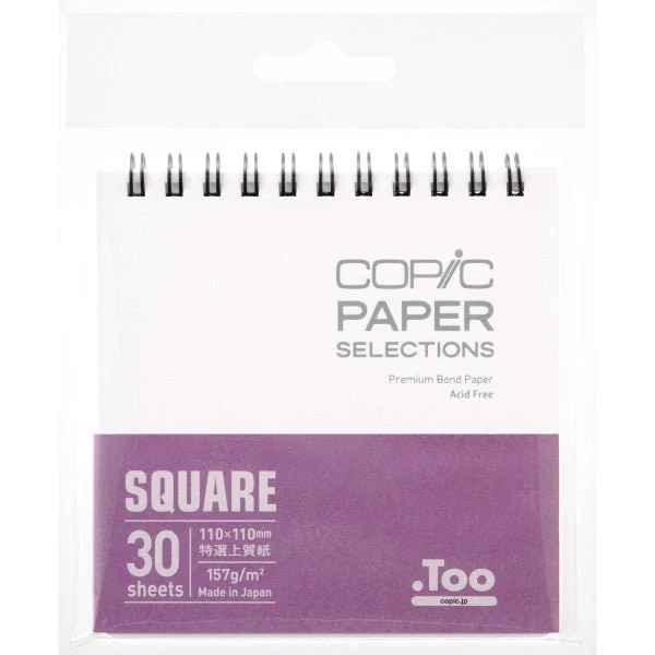 COPIC Wire-Bound Sketch Book - Square (4x4 inch)