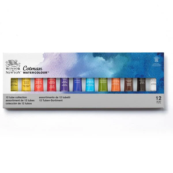 Cotman Watercolor set of 12 tubes