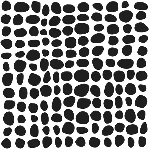 Crafters Workshop Stencil - 6" x 6" - Pebble Grid