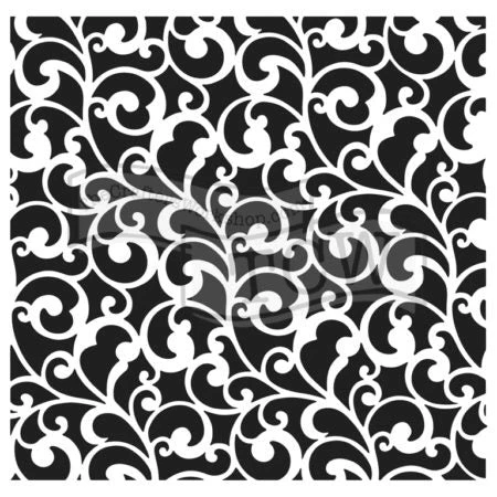 Crafters Workshop Stencil 6X6 - Endless Swirls