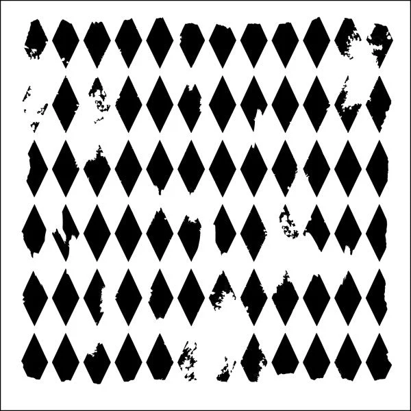 Crafters Workshop Stencil 6X6 - Harlequin