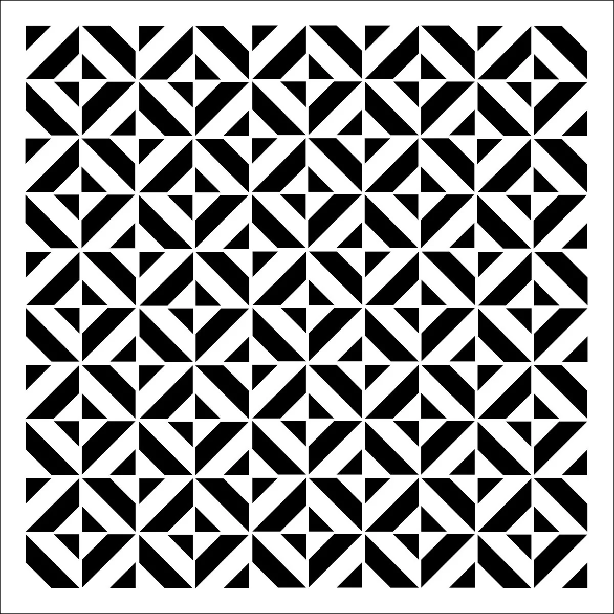Crafters Workshop Stencil 6X6 - Illusions