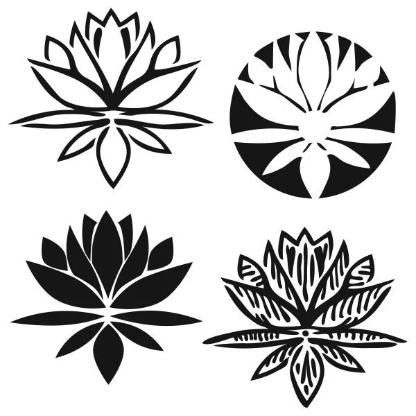 Crafters Workshop Stencil 6X6 - Lotus Blossom