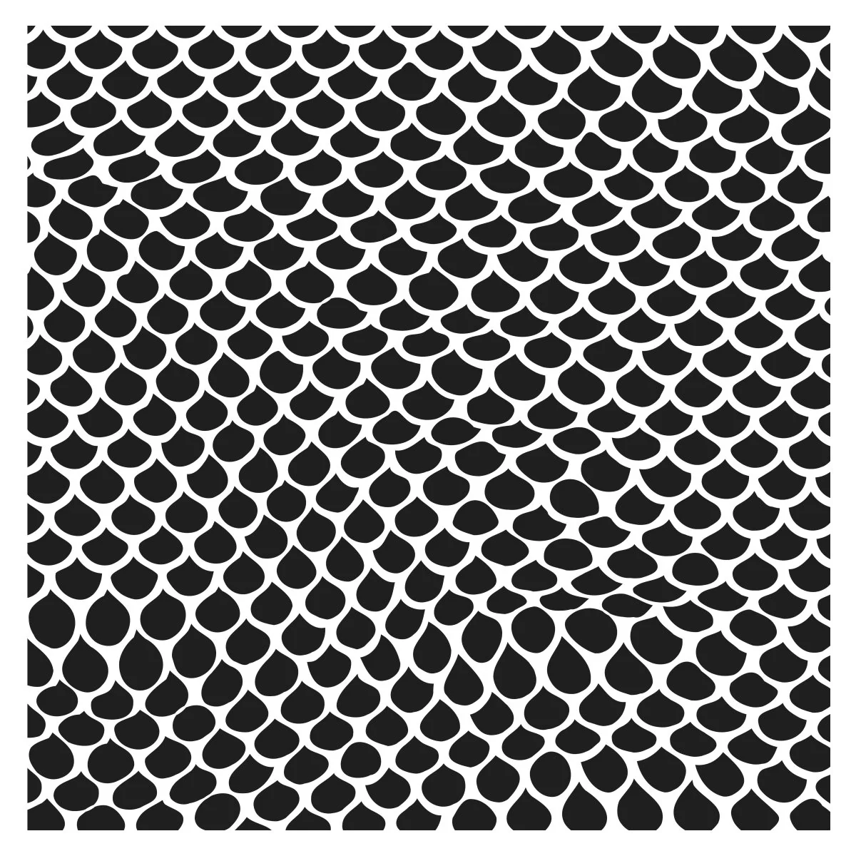 Crafters Workshop Stencil 6X6 - Mermaid Tail