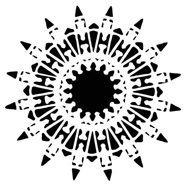 Crafters Workshop Stencil 6X6 - Native Star