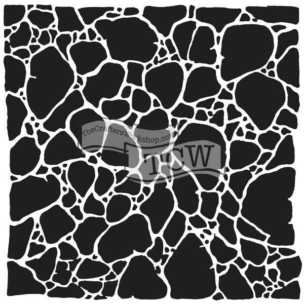Crafters Workshop Stencil 6X6 - Organic Matter