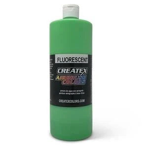 Createx Airbrush Colors 5404 Fluorescent Green 32 fl. oz.