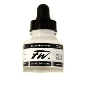 FW Acrylic Ink - 1 fl oz - White