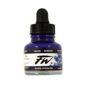 FW Acrylic Ink - 1 fl oz - Rowney Blue