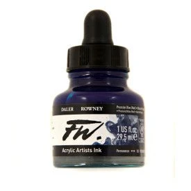 FW Acrylic Ink - 1 fl oz - Prussian Blue Hue