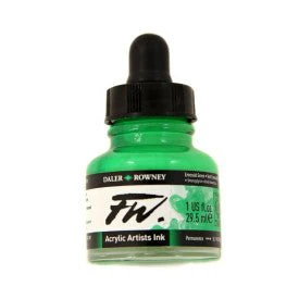 FW Acrylic Ink - 1 fl oz - Emerald Green