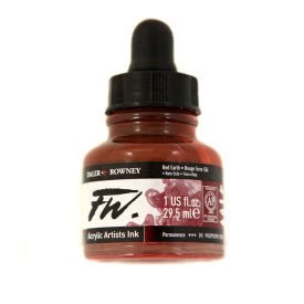 FW Acrylic Ink - 1 fl oz - Red Earth