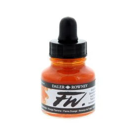 FW Acrylic Ink - 1 fl oz - Flame Orange