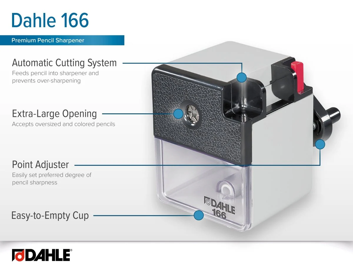 Dahle 166 Premium Pencil Sharpener - Image 4