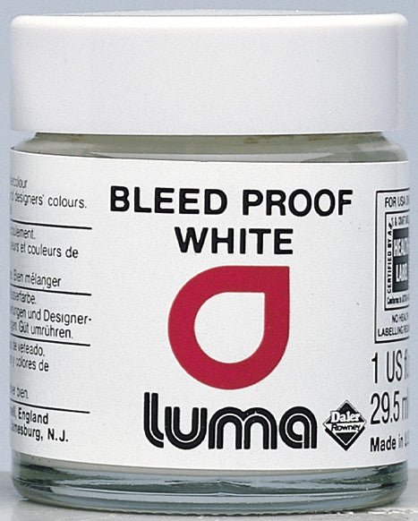 Daler-Rowney Luma Bleed Proof White - 1 oz. Bottle