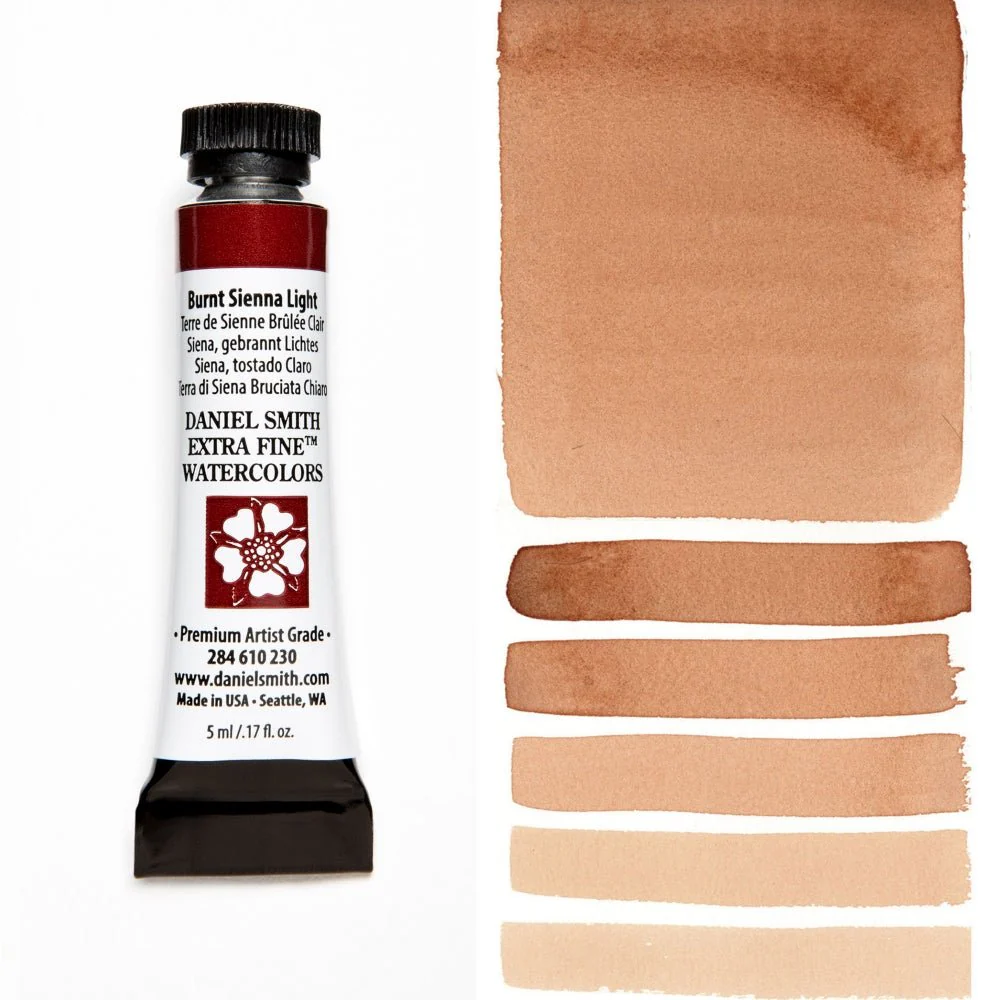 Daniel Smith Extra Fine Watercolor - Burnt Sienna Light 5 ml