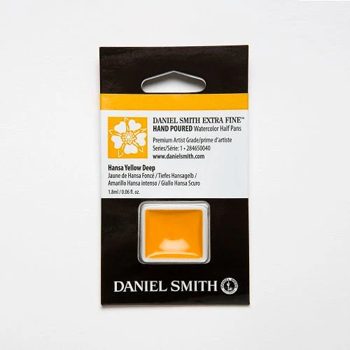 Daniel Smith Extra Fine Watercolor Half Pan - Hansa Yellow Deep